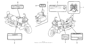 GL1500CT Caution label (2)
