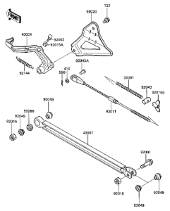  Педаль тормоза