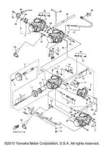 YZF1000RJC Карбюратор