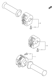 GS125 Рулевой переключатель