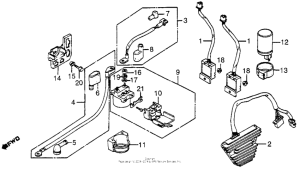 CX650 Rectifier + spark unit