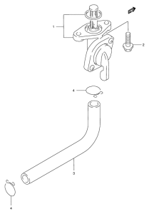 RM250 Топливный кран