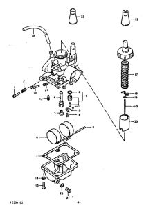 FZ50 Carburetor assy
