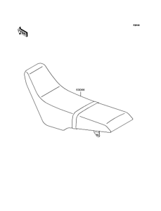 KLX250 Сиденье
