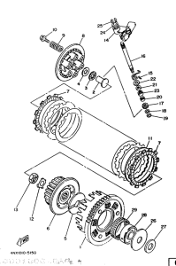 TRX850 Сцепление