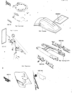 KX500 Наклейки