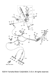XTZ1200E Главный тормозной цилиндр