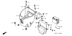 ANF125 Battery / luggage box