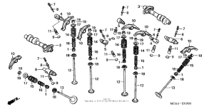 VT1100C2 Распределительный вал