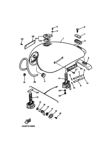 XJ650S Fuel tank assy