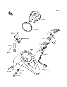 VN400 Спидометр