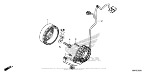 CRF1000D (ABS) Генератор