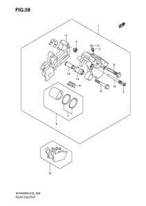 SFV650 (ABS) Задний суппорт