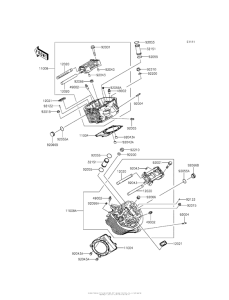 VN900 Головка цилиндров