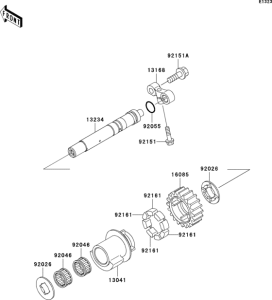 ZX1200 Валансирный вал