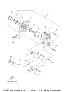 XP500F Водяной насос