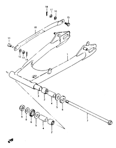 GS450 Маятник задний