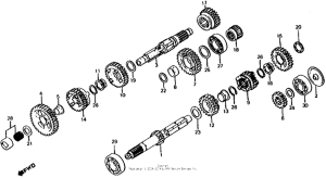 CX650 Трансмиссия