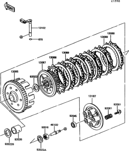 EX305 Сцепление