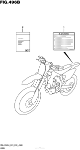 RM-Z450 Label (Rm-Z450L6 E28)