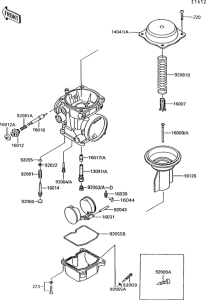 ZG1200 Carburetor parts(1 / 2)