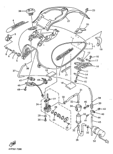 XVZ1300A Reservoir a carburant