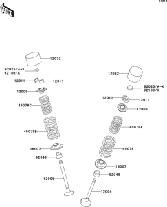 ZX1200 Клапана