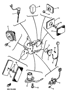XJ600S XJ600SG Equipo electrico