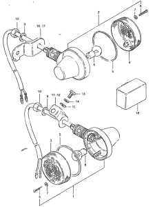 TS125 Поворотники