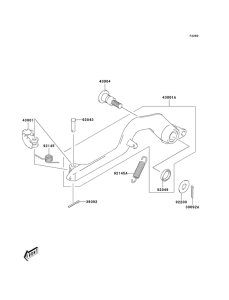  Педаль тормоза