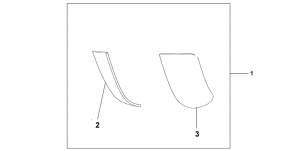ST1300 Pannier scuff pad set