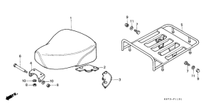 C50 Одноместное сиденье в сборе