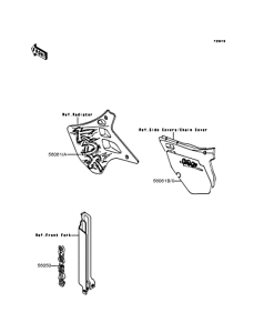 KDX125 Наклейки
