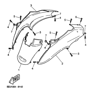 YH50 Боковые обтекатели