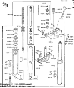  Вилка передней оси