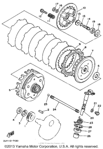 TW200B Сцепление