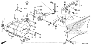 VT1300CR Крышка картера левая