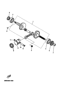CS50Z Коленчатый вал и Поршень