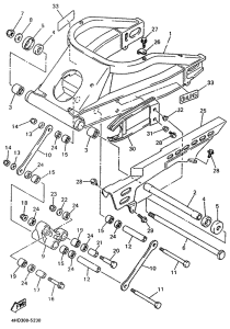 YZF750R Бугель