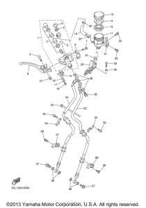 YZF-R6S Главный тормозной цилиндр