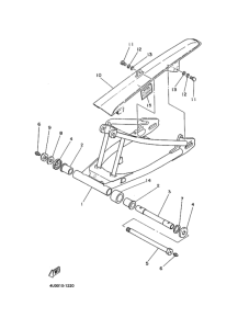 RZ350 ﾘﾔｱｰﾑ