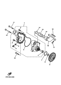 TDM900 Водяная помпа