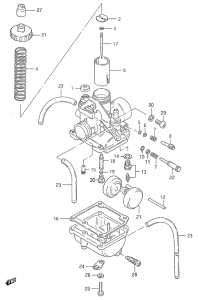 RMX50 Carburetor assy
