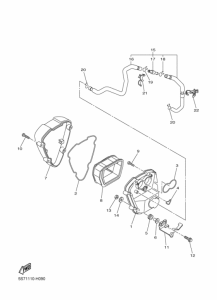 XVS950A Масляный насос