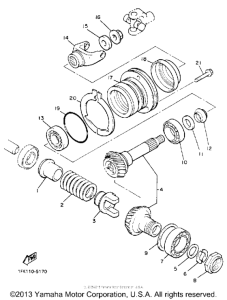 XVZ13DD Промежуточный ведущий вал