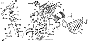 CM250 Воздушный фильтр