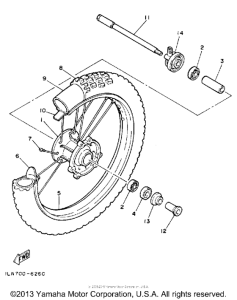 IT200S Переднее колесо