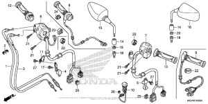 VFR1200X Switch + Cable + Mirror (1)