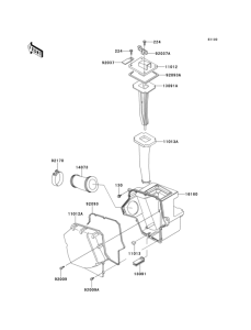 KMX125 Воздушный фильтр