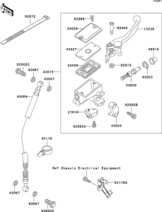 EX500 Главный тормозной цилиндр